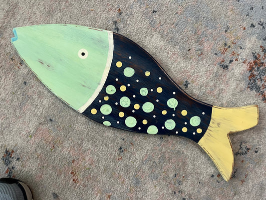 Seafoam Dots FIsh